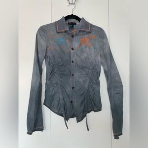 Diesel women’s cotton button up